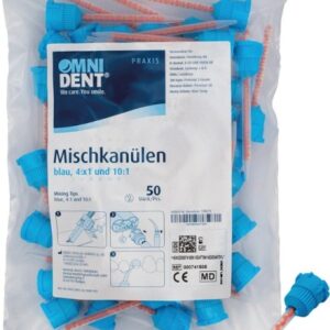 Aghi di miscelazione Omni blu 4:1/10:1 Sacchetto da 50 pezzi blu 4:1 / 10:1