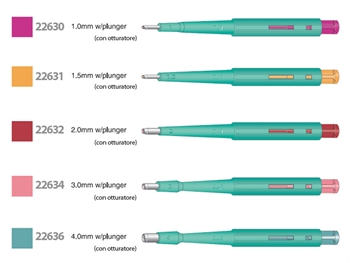 CURETTE BIOPSIA KAI diametro 1 mm con otturatore