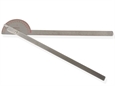 GONIOMETRO A BRACCI LUNGHI 180° 14" - acciaio inox