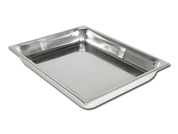 VASSOIO ACCIAIO INOX 380x304x50 mm