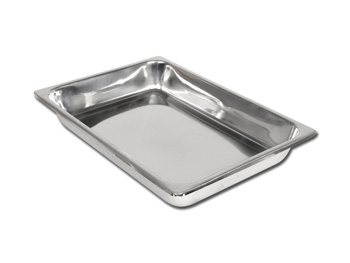 VASSOIO ACCIAIO INOX 355x254x50 mm
