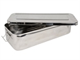 SCATOLA INOX 50x20x10cm - con manici