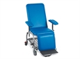 POLTRONA DONATORI con ruote - blu