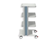 CARRELLO EASY - 3 ripiani 40x36 cm + base