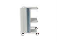 CARRELLO EASY POWER - 2 ripiani 40X36 cm + base