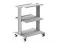 CARRELLO SMART - 2 ripiani 50x42 cm + base