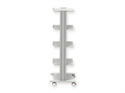 CARRELLO SMART - 4 ripiani 40x36 cm + base