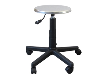 SGABELLO - sedile inox con ruote