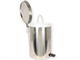 CESTINO RIFIUTI INOX 9,5 l - acciaio INOX