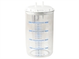 VASO 4 LITRI con coperchio - autoclavabile a 121°C