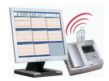 CENTRAL STATION WIRELESS per 16 monitor fetali (PC+monitor+SW+connettore)
