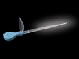 FLEX LOOP - trasparente + 1 illuminatore LED