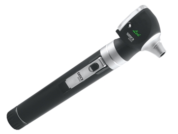 OTOSCOPIO SIGMA LED F.O. con manico ricaricabile e batteria - in borsetta morbida - nero