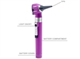 OTOSCOPIO SIGMA C LED - viola - in borsetta morbida