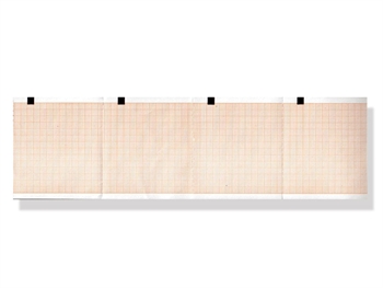 Carta termica ECG 80x70 mm - pacco griglia arancio