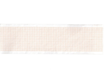 Carta termica ECG 63x30 mmxm - rotolo griglia arancio