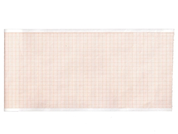 Carta termica ECG 110x30 mmxm - rotolo griglia arancio