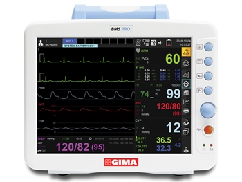 MONITOR MULTIPARAMETRICO GIMA BM5 PRO con touch screen - ECG 7 tracce