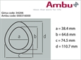 MASCHERINA AMBU NR. 2 - ragazzo blu