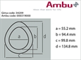 MASCHERINA AMBU NR. 6 - adulto large blu