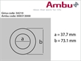 MASCHERINA AMBU NR. 0A - neonato blu