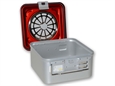 CONTAINER CON FILTRO piccolo h150 mm - rosso