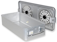 CONTAINER CON FILTRO grande h150 mm - grigio