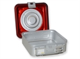 CONTAINER CON VALVOLA piccolo h100 mm - rosso