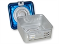 CONTAINER CON VALVOLA piccolo h135 mm - blu forato