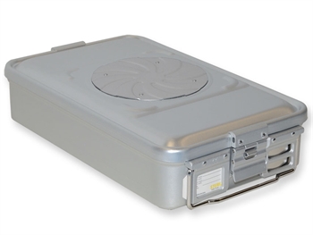 CONTAINER CON VALVOLA medio h100 mm - grigio