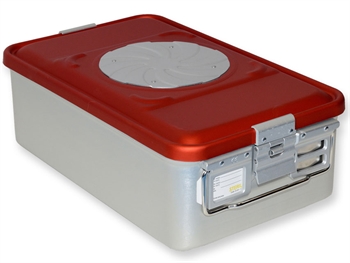 CONTAINER CON VALVOLA medio h150 mm - rosso