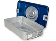 CONTAINER CON VALVOLA medio h100 mm - blu forato