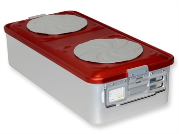 CONTAINER CON VALVOLA grande h150 mm - rosso