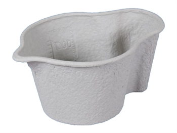 CARAFFA DI CARTA DI CELLULOSA RICICLATA 1,5 l - monouso