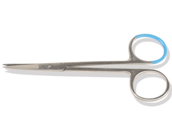 FORBICI IRIS STERILI punte acute - curve - 11,5 cm