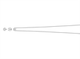 PINZA DA DISSEZIONE AESCULAP - retta - denti 1x2 - 16 cm - BD559R