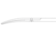 FORBICI METZENBAUM DUROTIP AESCULAP IN CT - curve - punte smusse - 14,5 cm - BC261R