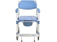 SEDIA A ROTELLE COMODA BLU