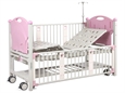 LETTINO PEDIATRICO - 2 manovelle - rosa