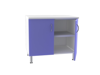 UNITÀ BASE DOPPIA 2 porte con 2 scaffali - colore a richiesta
