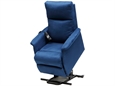 POLTRONA ELEVABILE ARIANNA 2 motori - ignifuga - blu