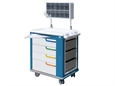 CARRELLO MEDICAZIONE -standard - bianco/blu