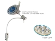 LAMPADA HYRIDIA A 7 LED con braccio flessibile - su carrello