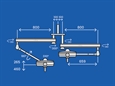 LUCE SCIALITICA DOPPIA PENTALED 30E LIGHT - a soffitto