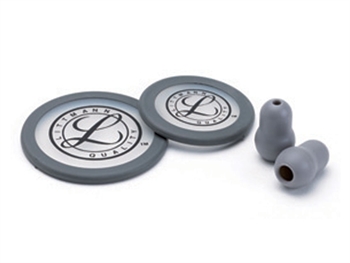 KIT LITTMANN 40017: 2 membrane+anello+olive per Classic III, Cardiology IV-grigio